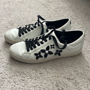 Michael Kors Black Appliqué Sneaker